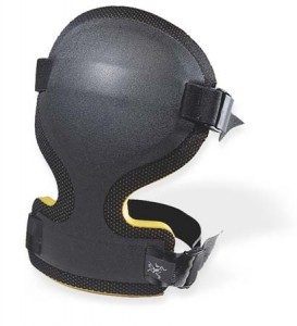 Arc'teryx Knee Cap. More padding and hard shell protection for your upper shin.  click to enlarge