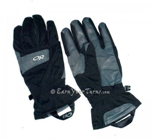 Outdoor Research: Vert Gloves  MSRP: $65  Warm when you're active, tough, and easy to put on even when you're hands are soaked.