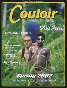 Cover image of Couloir magazine Vol. 14-5, Spring 2002