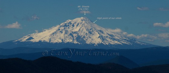 Mt. Shasta viewed from the SE