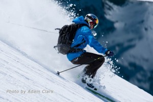 Backcountry skier Chris Davenport shreds