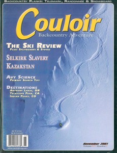 Couloir Vol. XIV-2, Nov. 2001