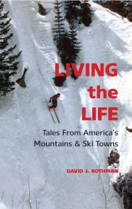 The cover to the author's new book: Living the Life. Available from Comstock Press.