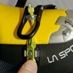 Pegasus buckles stay attached when open, or cinch tight when closed. Micro adjustable.