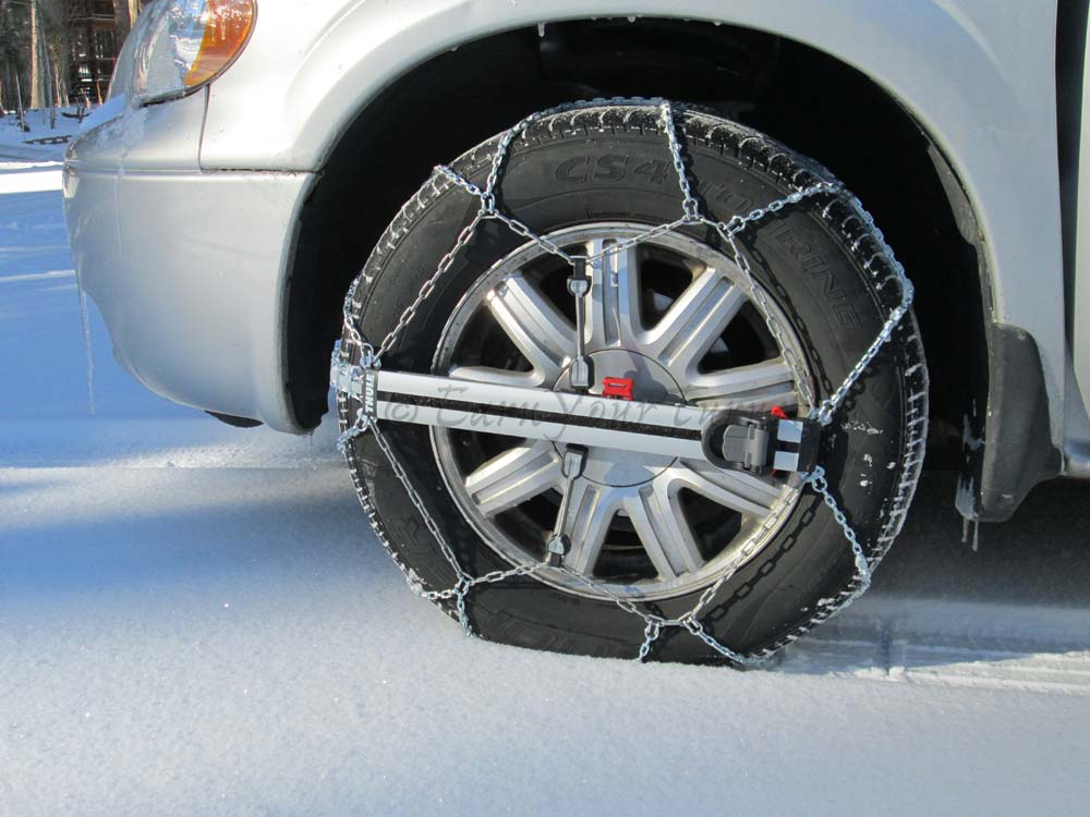 Review Thule s EasyFit Tire Chains EarnYourTurns