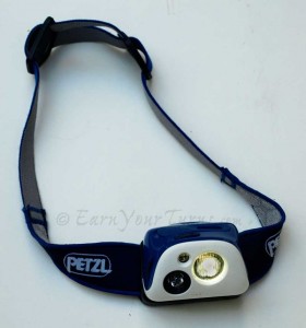 Petzl's Tikka R+ with reactive light.