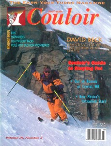 Couloir IX-3, Dec. '97 w/Kasha on the cover.