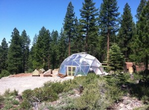 The Tahoe Food Hub's community grow dome in Truckee, CA