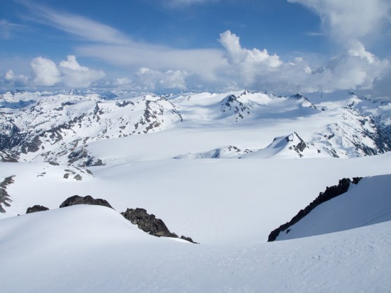 Big view of the Misty Icefield.  Photo by Alex