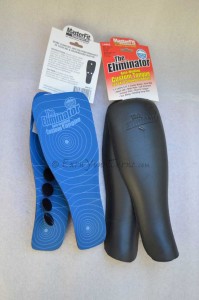 The Eliminator fills excess space above your instep and can reduce shin bang.