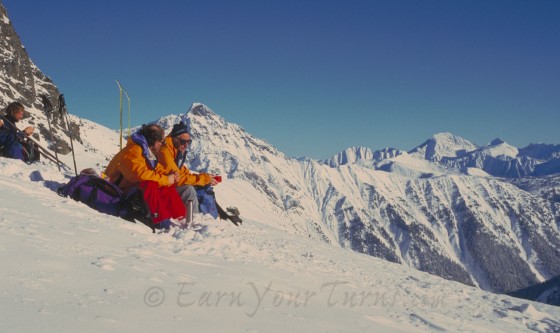 Ruedi says to Ruedi, "nice backyard, eh?"