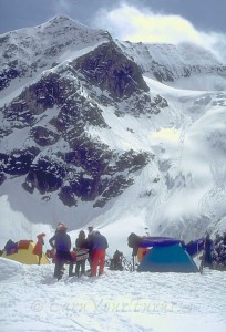 After 3 days of water rich precipitation on a traverse of the Monashee range the sun shines and the avalanches let loose, blocking our traverse.