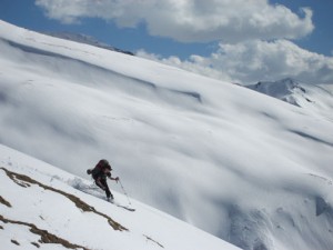 Skiing in Kashmir, India