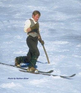 Borkovec showing of with a lurk and skis from the Pliestocene Era.