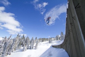 Optional "mandatory air" available on the Lake Run. Photo by Seth Lightcap.