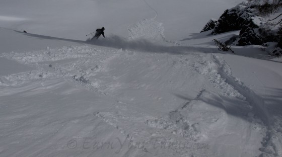 Timing is critical with avalanches, especially solo.