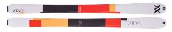 Volkl Tour Alpine - a skinny Katana. 127-88-106