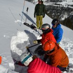 Getting a read on Colorado's early season snow lizards.