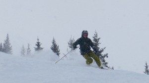 The author on Trelease Peak.