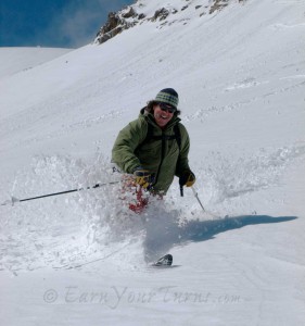 Mitch showing why NTN is the future of telemark skiing. 