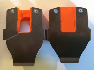 First gen flex plates were prone to cracking. Notice the bend at the back wider in the revised version.