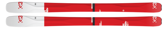 FINDr skis from G3 in three widths: 86, 94, 102 mm. 