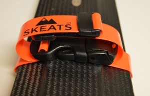 Strap 'a pair on in front and behind your bindings, or one between toe and heel. 
